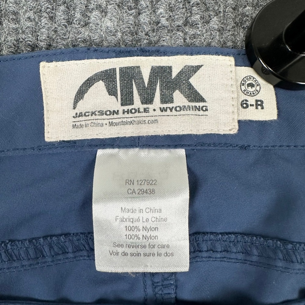 Mountain Khakis Convertible Hiking Pants Womens Size 6R Blue Hiking Outdoor - Picture 3 of 12